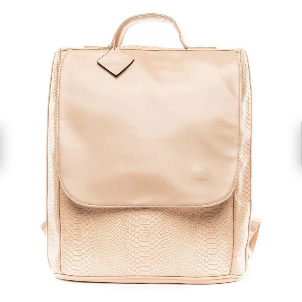 Authentic Tote&Carry BEIGE APOLLO 1 BACKPACK Elegant Cream Backpack